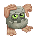 Noggin giving a thumbs down from the official iOS sticker pack